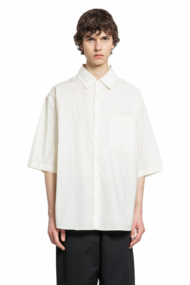 LEMAIRE MAN OFF-WHITE SHIRTS