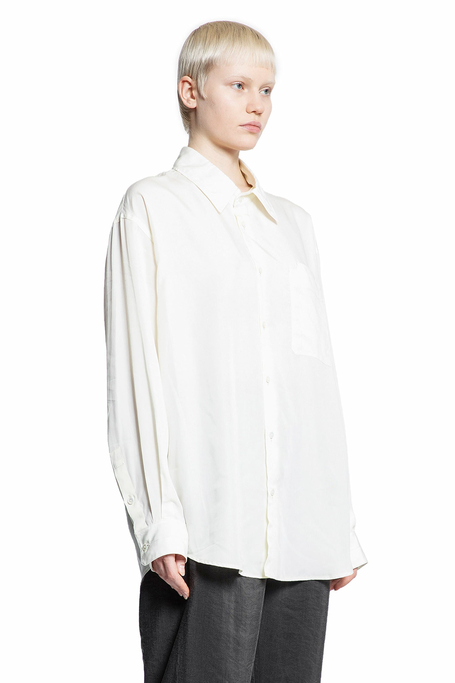 LEMAIRE WOMAN WHITE SHIRTS