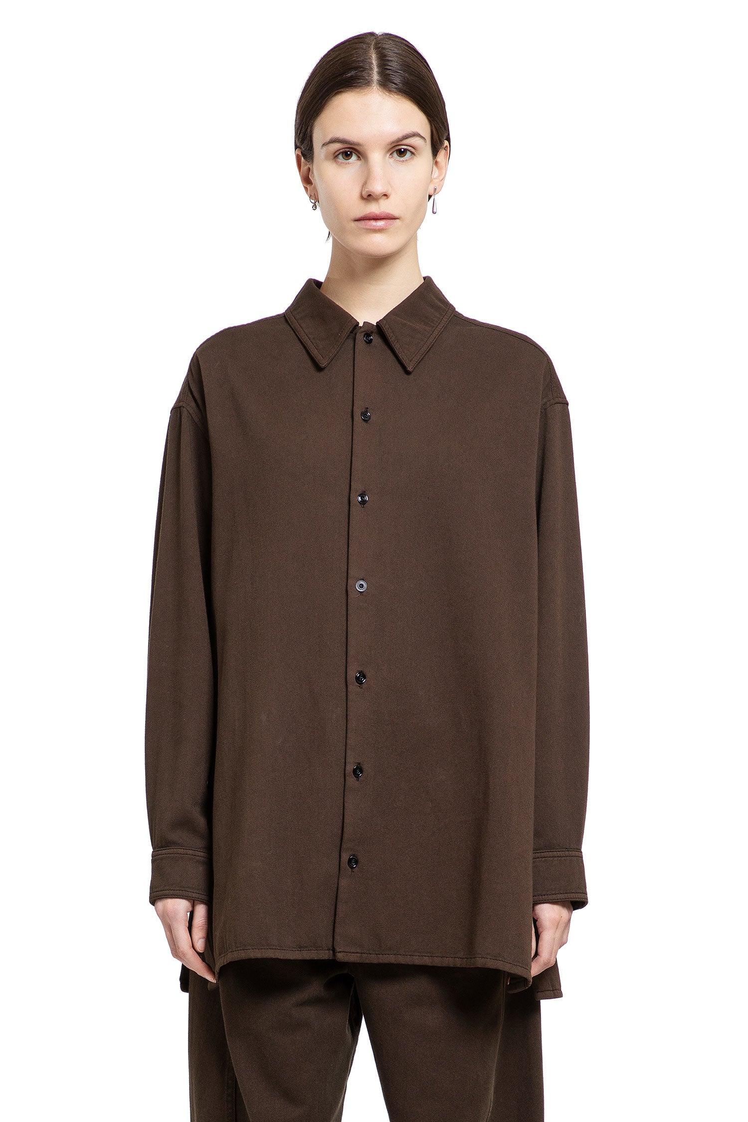 LEMAIRE WOMAN BROWN SHIRTS