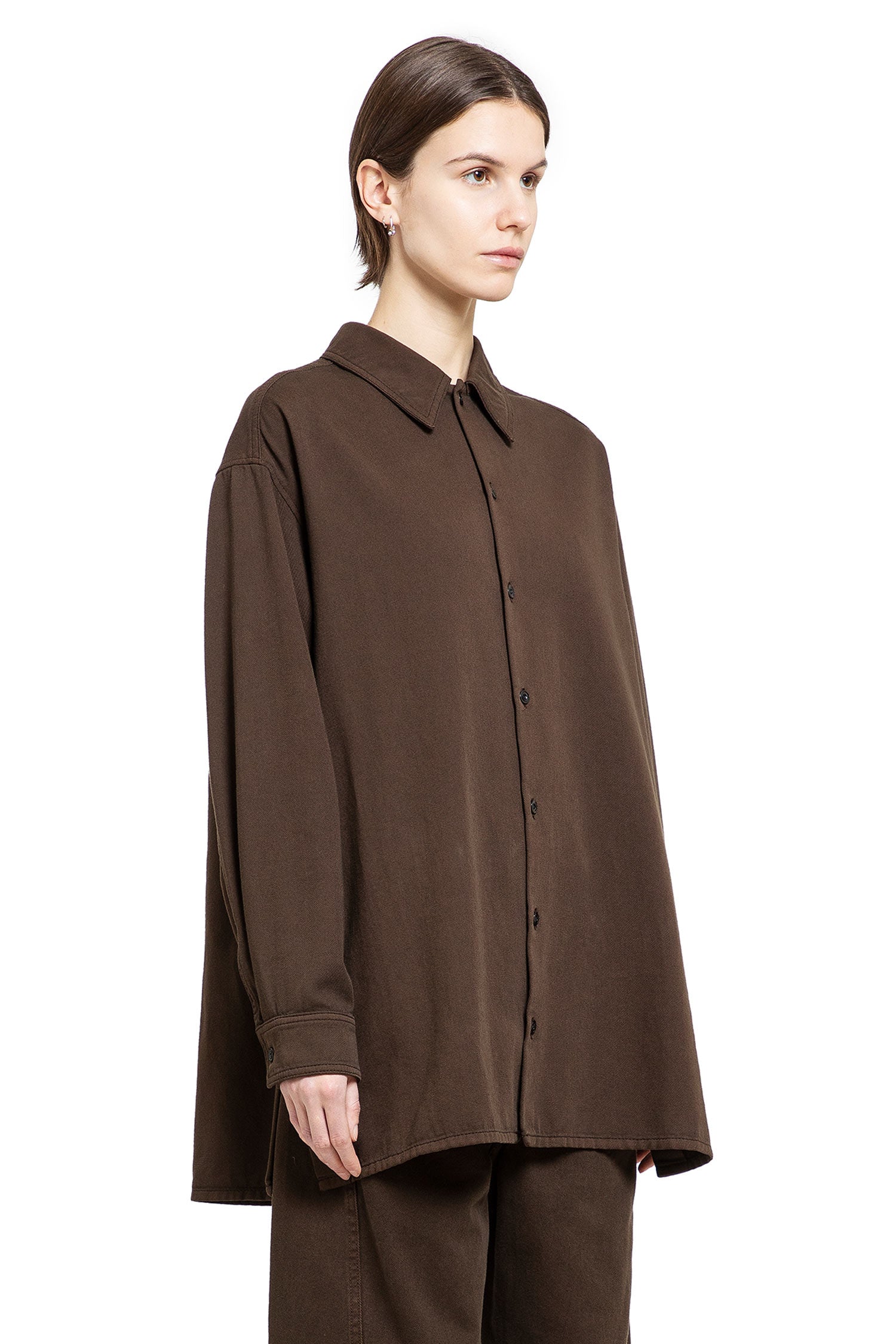 LEMAIRE WOMAN BROWN SHIRTS