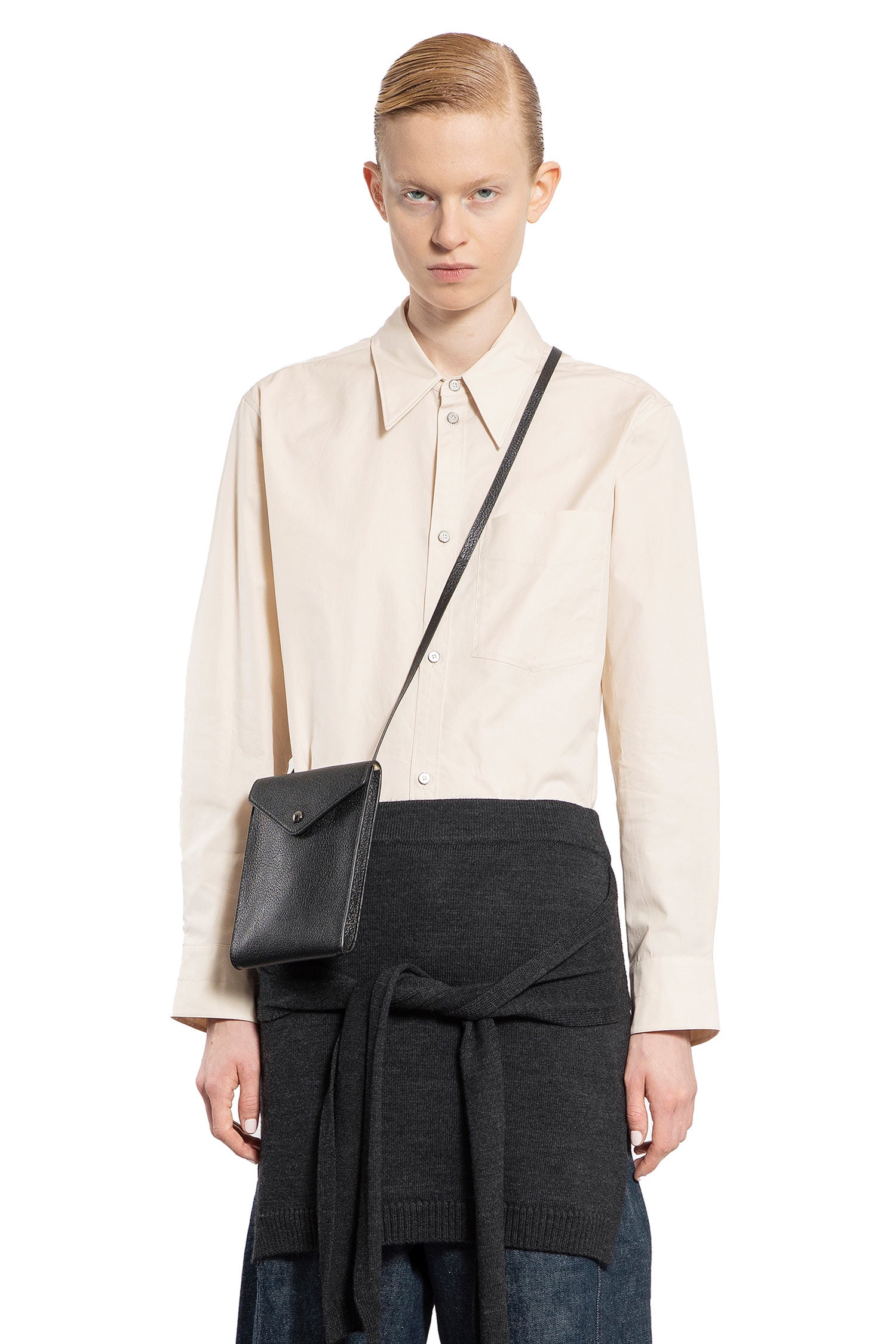 LEMAIRE WOMAN BEIGE SHIRTS