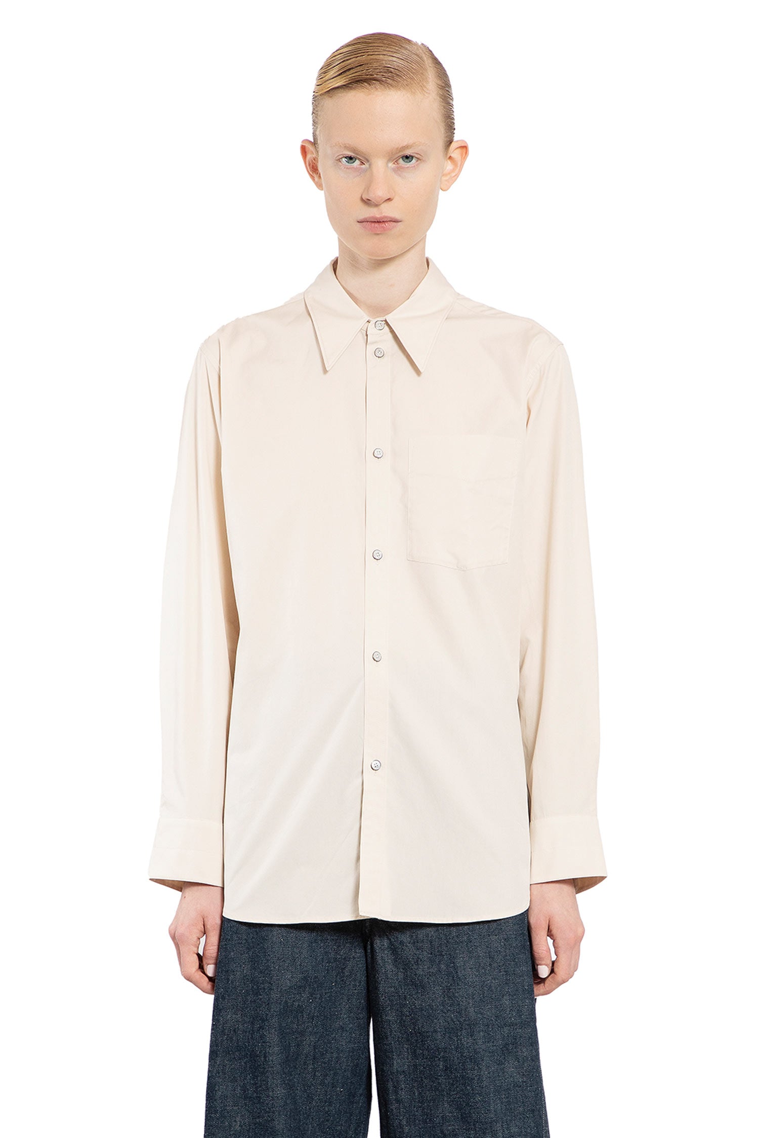 LEMAIRE WOMAN BEIGE SHIRTS