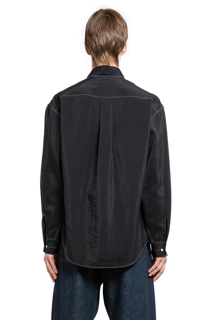 LEMAIRE MAN BLACK SHIRTS