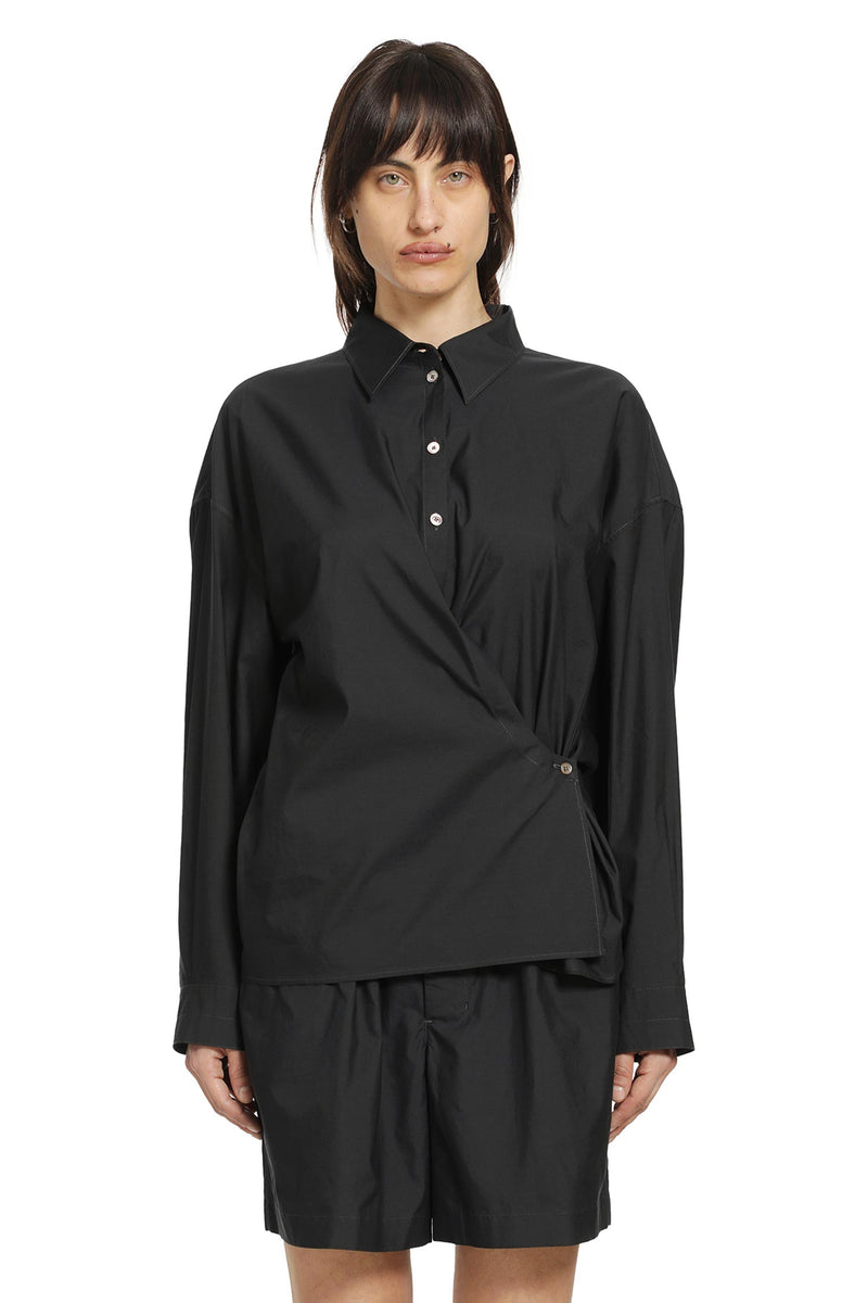 LEMAIRE Straight Collar Twisted Shirt woman