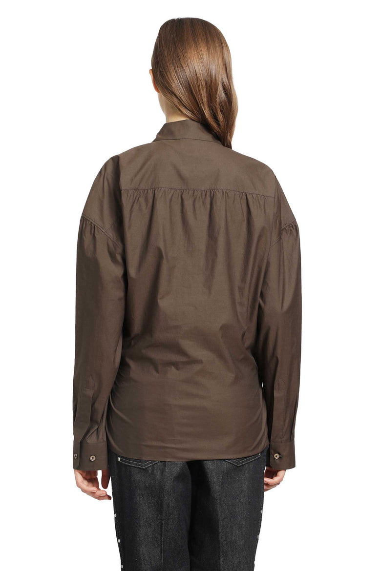 LEMAIRE Straight Collar Twisted Shirt woman