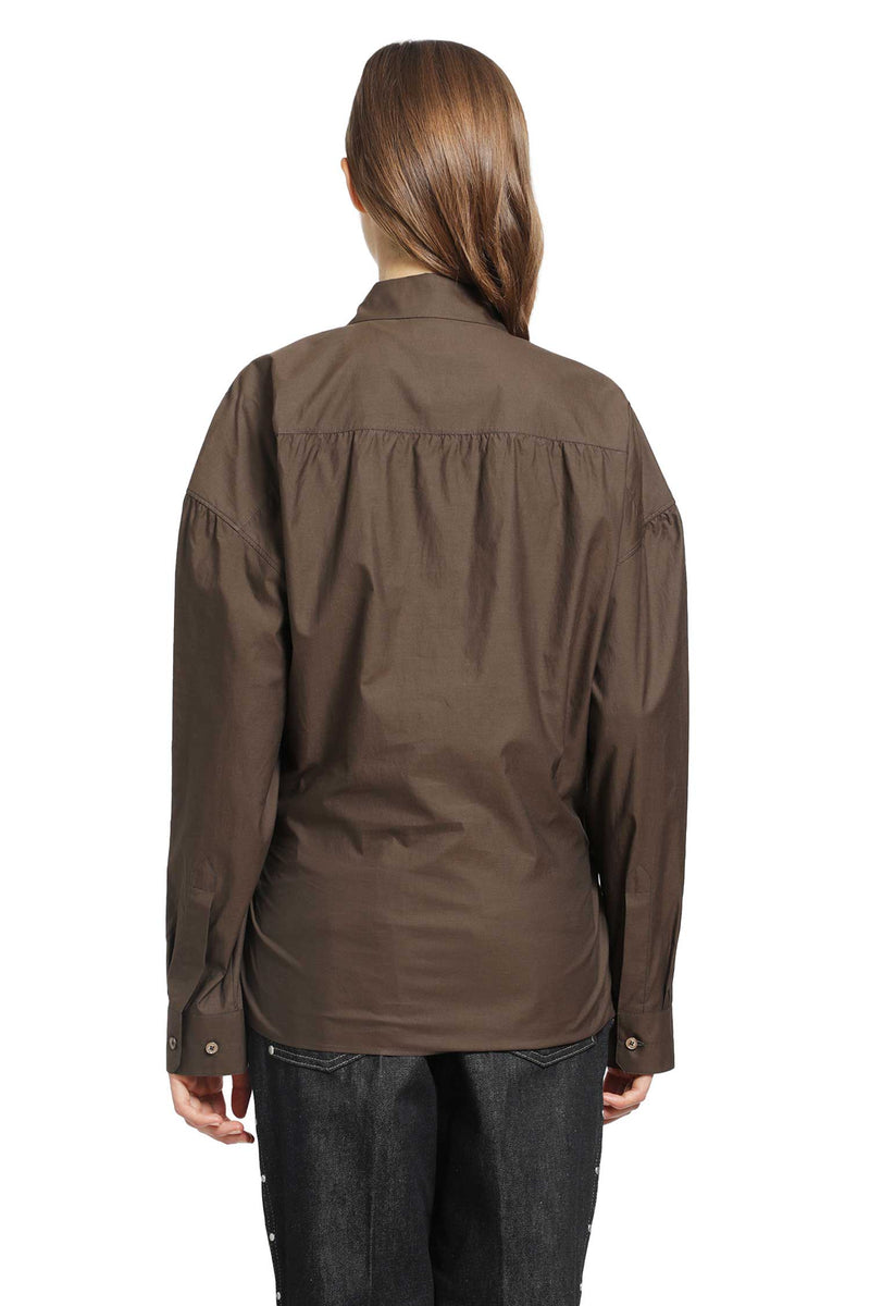 LEMAIRE Straight Collar Twisted Shirt woman