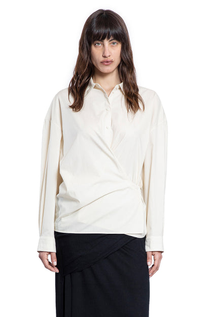 LEMAIRE WOMAN OFF-WHITE SHIRTS