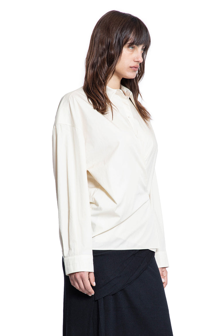 LEMAIRE WOMAN OFF-WHITE SHIRTS