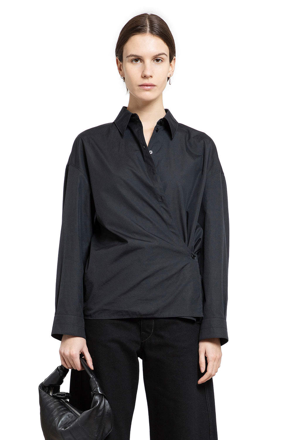 LEMAIRE WOMAN BLACK SHIRTS