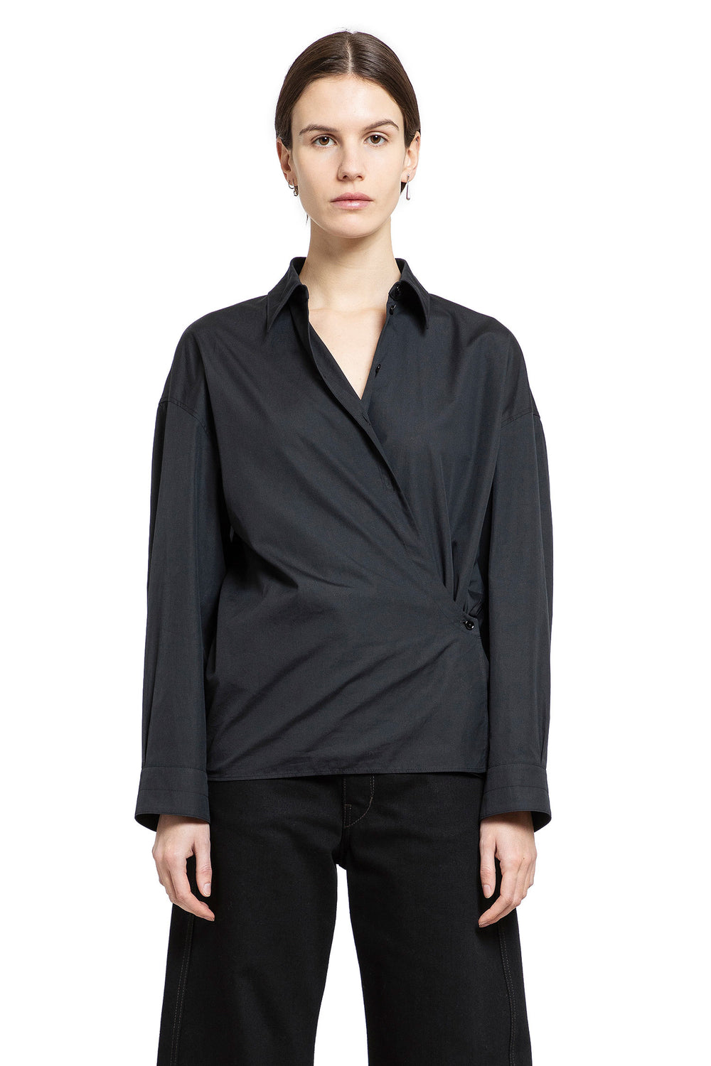 LEMAIRE WOMAN BLACK SHIRTS