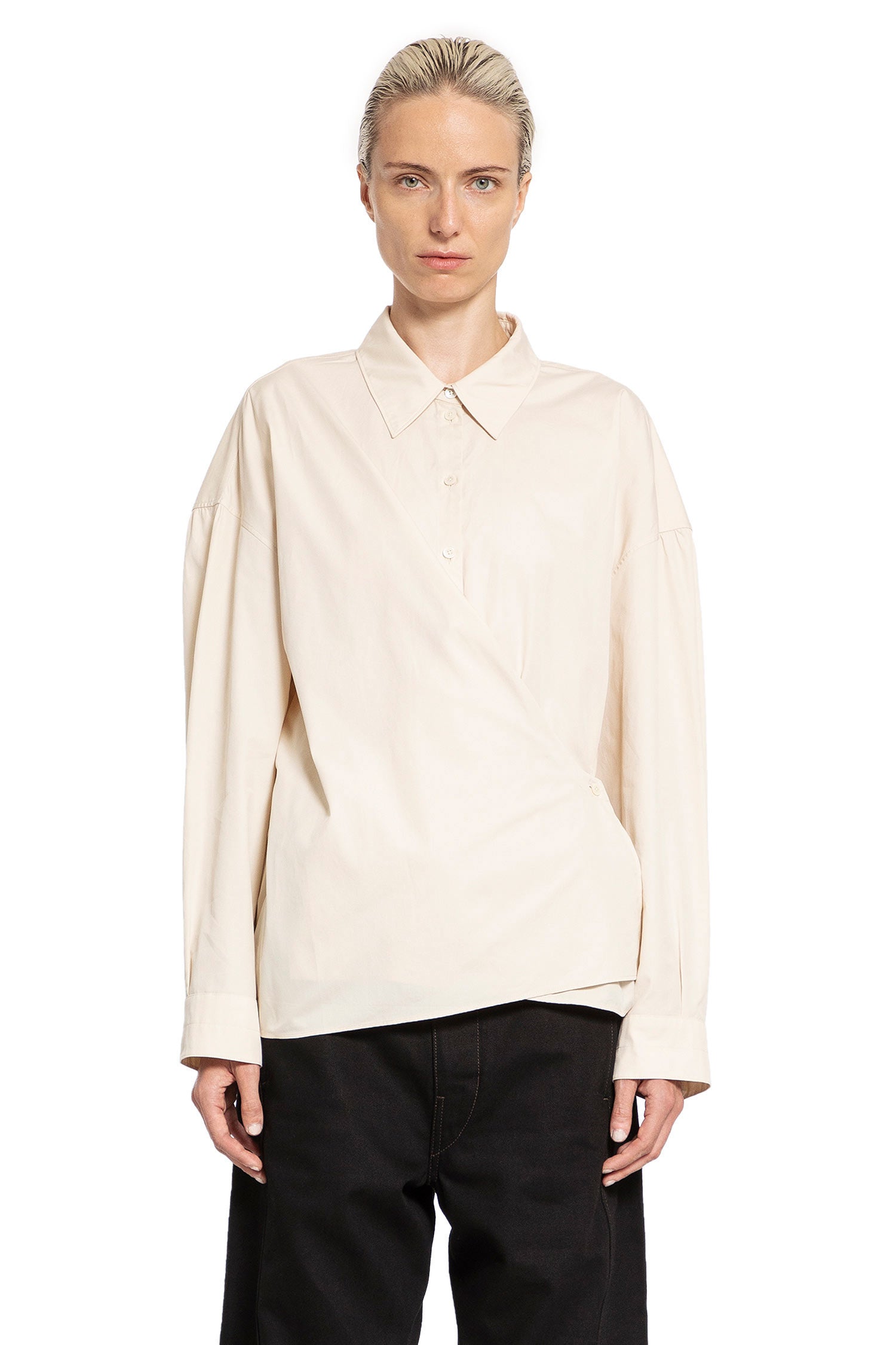 LEMAIRE WOMAN BEIGE SHIRTS