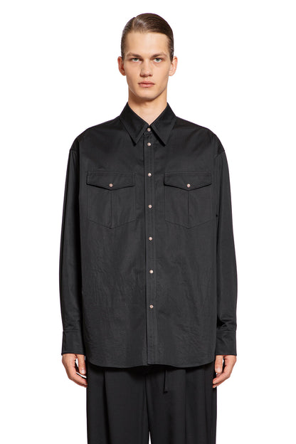 LEMAIRE MAN BLACK SHIRTS