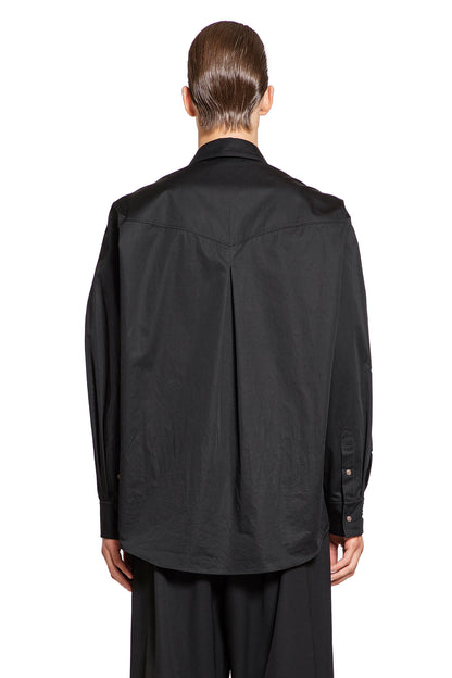 LEMAIRE MAN BLACK SHIRTS