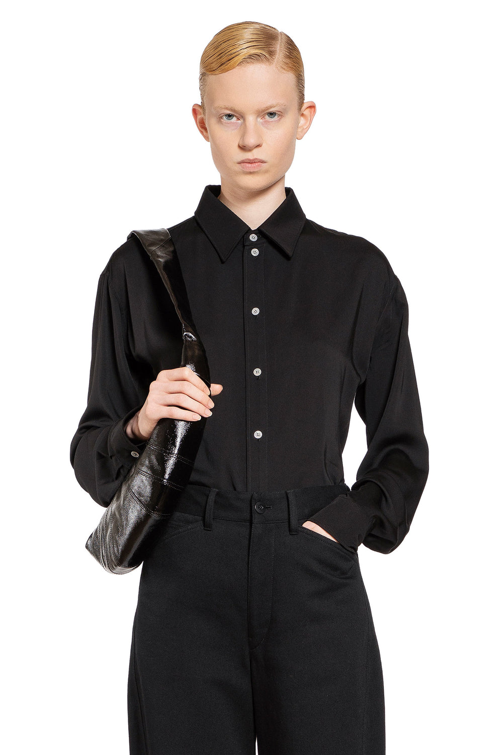 LEMAIRE WOMAN BLACK SHIRTS