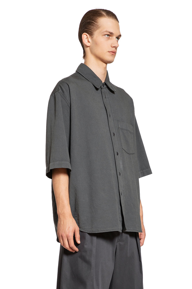 LEMAIRE MAN GREY SHIRTS