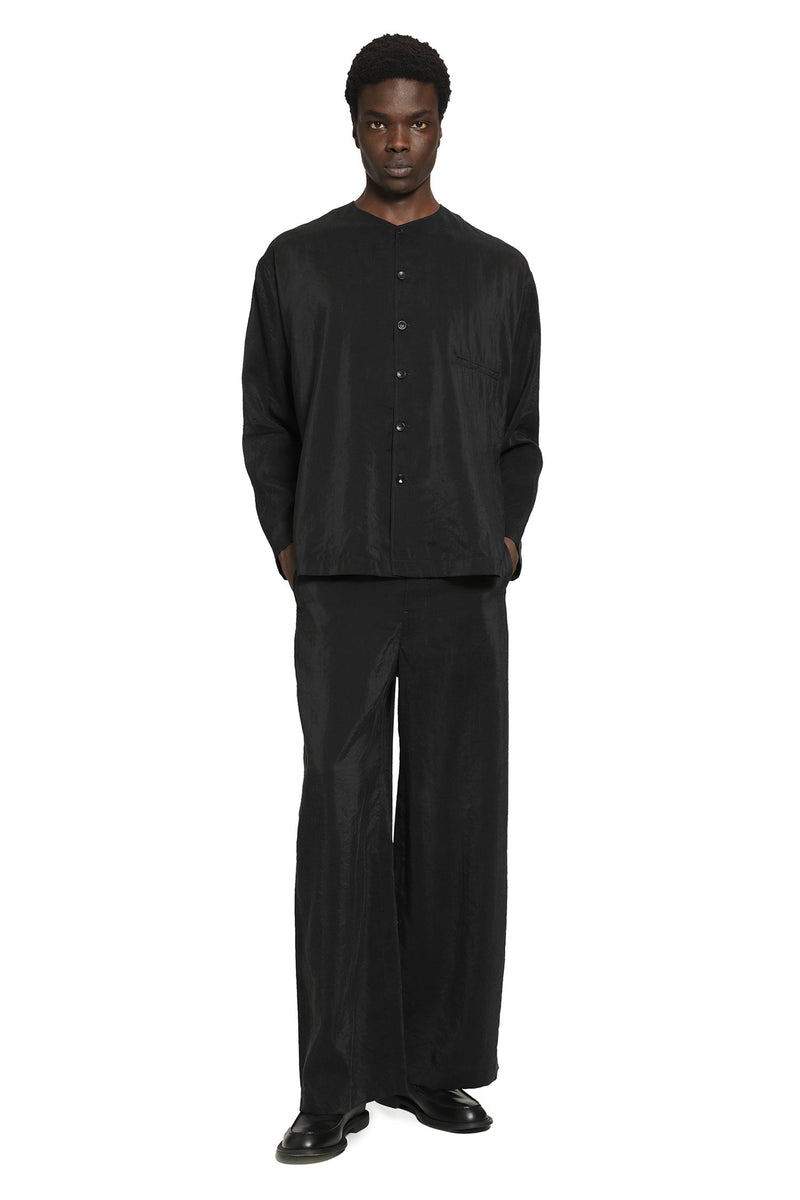 LEMAIRE Dry Silk V-Neck Shirt man