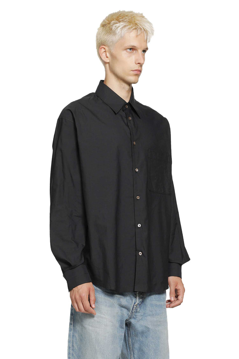 LEMAIRE Regular Cotton and Silk Blend Shirt man