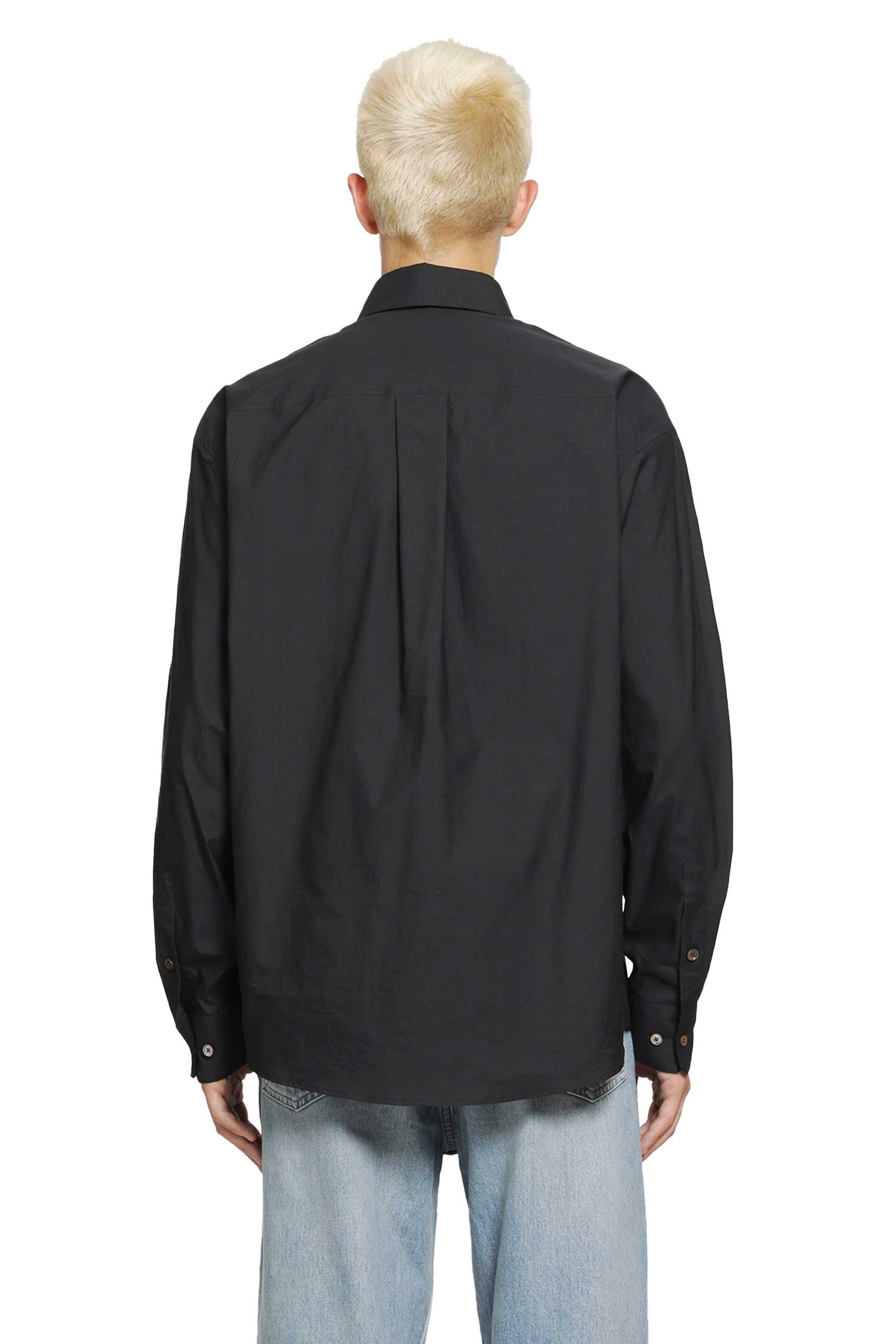 LEMAIRE Regular Cotton and Silk Blend Shirt man