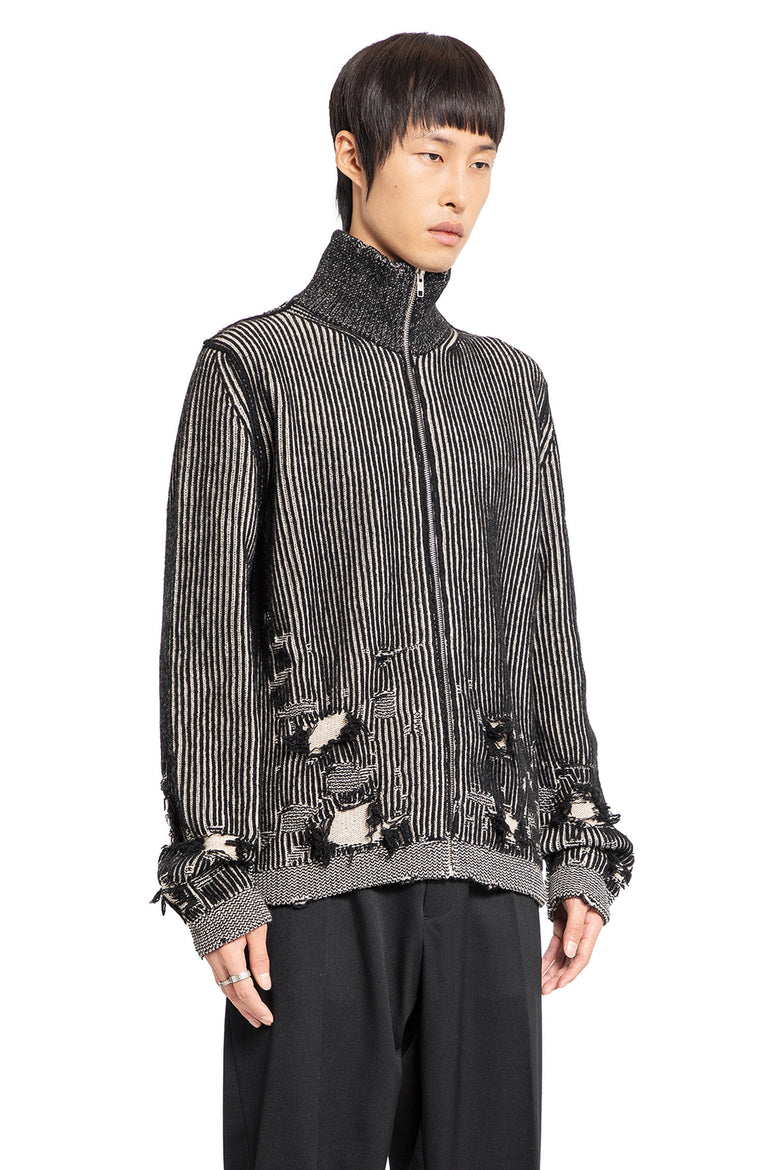 MM6 MAISON MARGIELA MAN BLACK&WHITE KNITWEAR