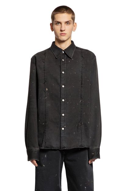 MM6 MAISON MARGIELA MAN BLACK SHIRTS