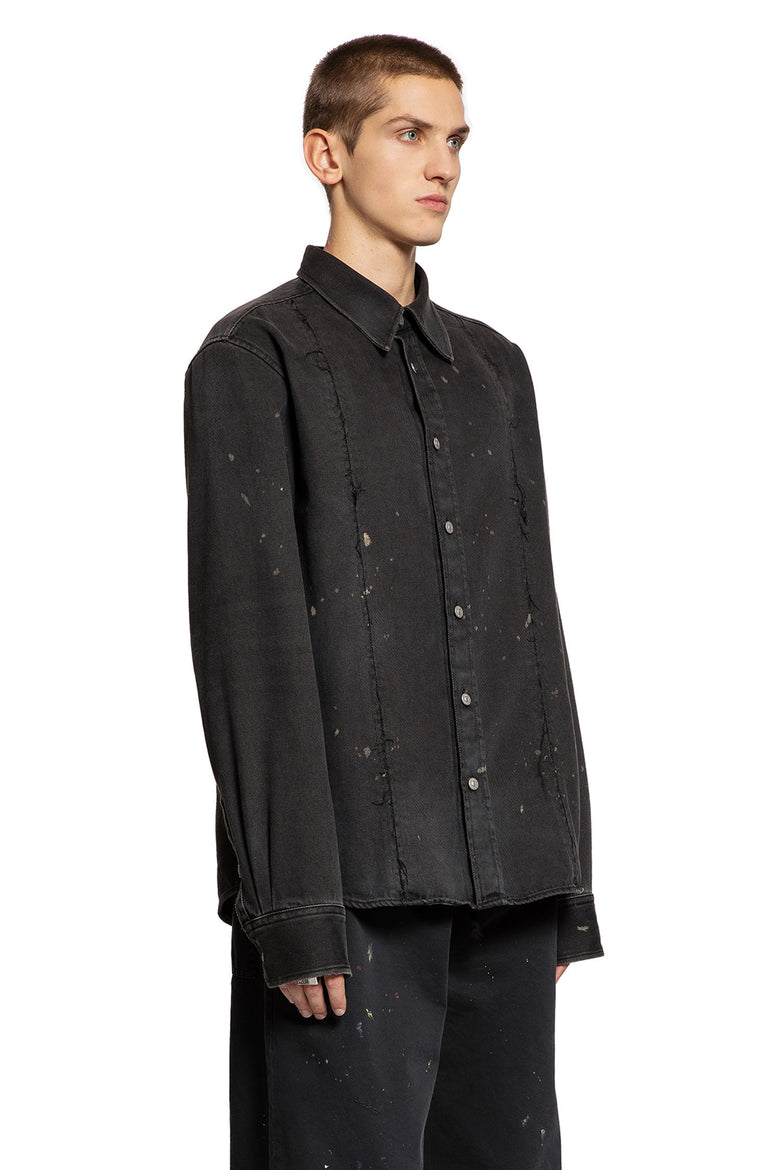 MM6 MAISON MARGIELA MAN BLACK SHIRTS