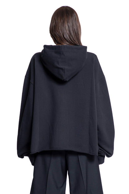 MM6 MAISON MARGIELA WOMAN BLACK SWEATSHIRTS