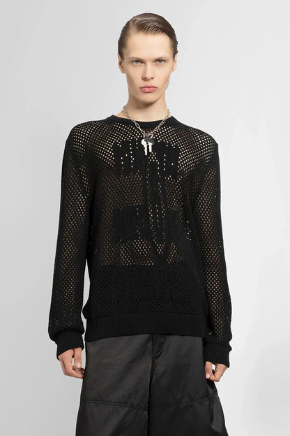 Antonioli MM6 MAISON MARGIELA MAN BLACK KNITWEAR
