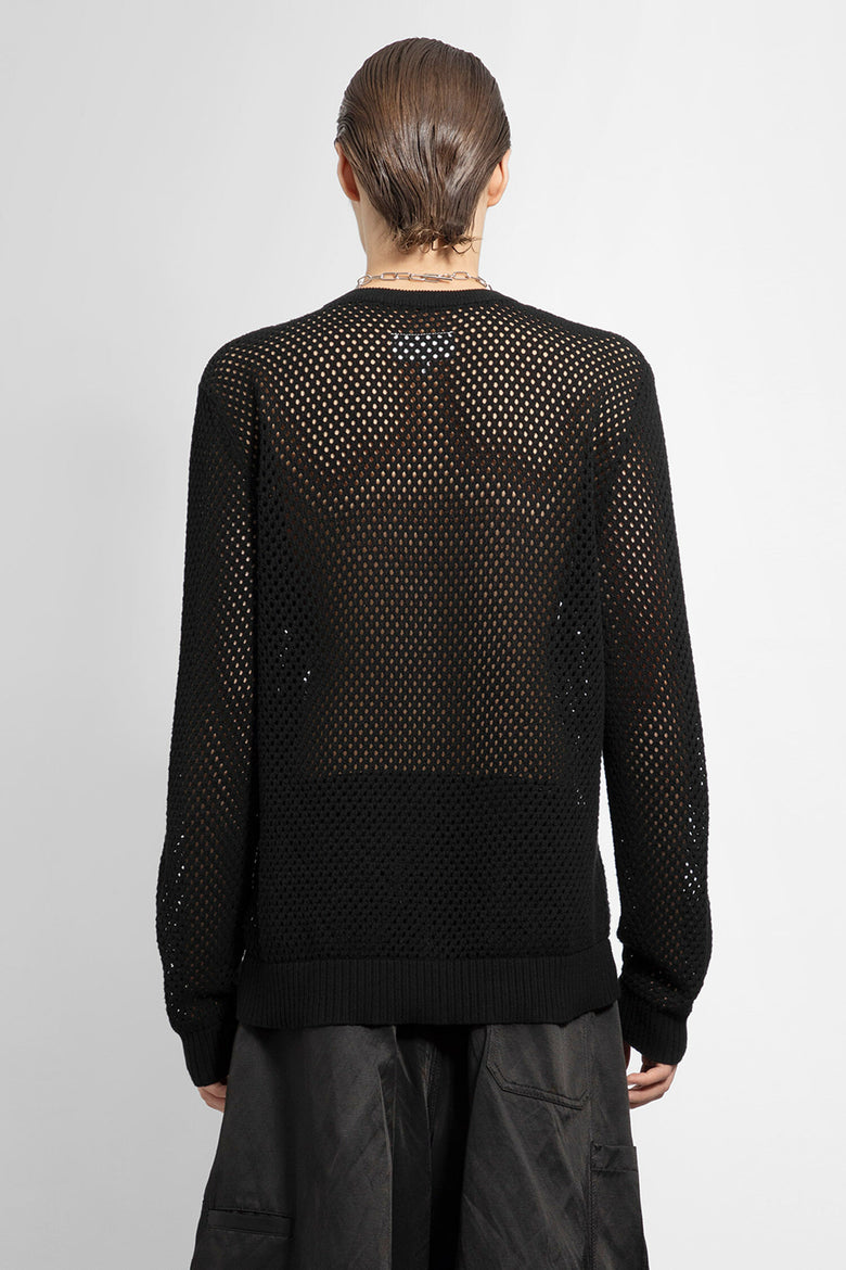 MM6 MAISON MARGIELA MAN BLACK KNITWEAR