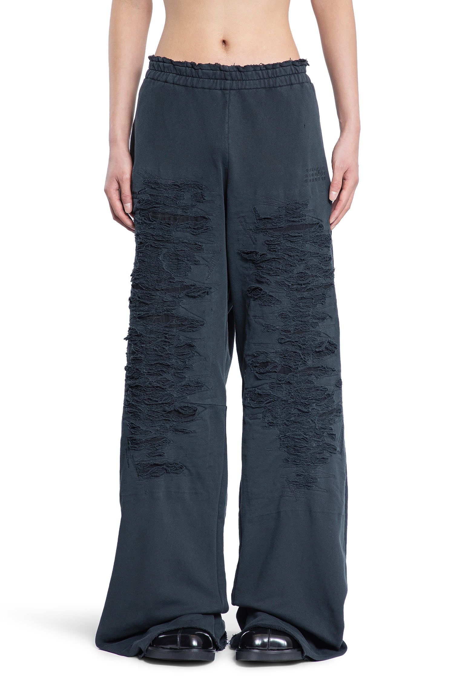 MM6 MAISON MARGIELA MAN BLACK TROUSERS