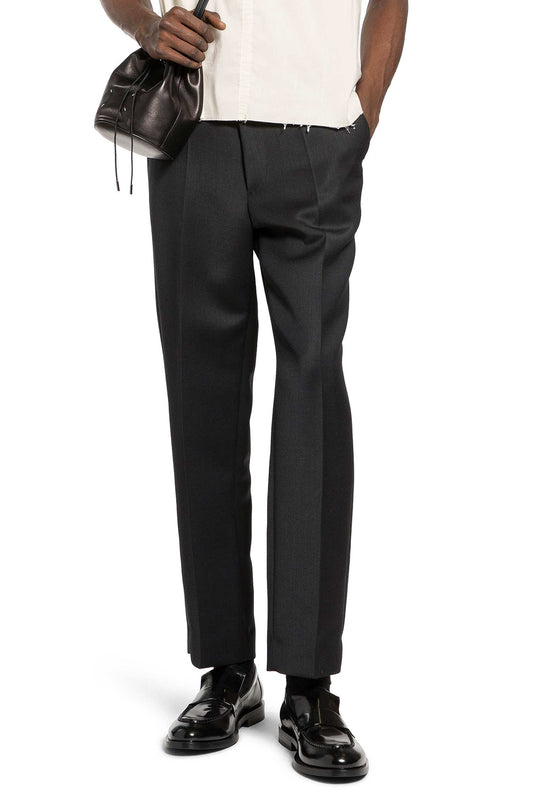 Belted Wool Trousers