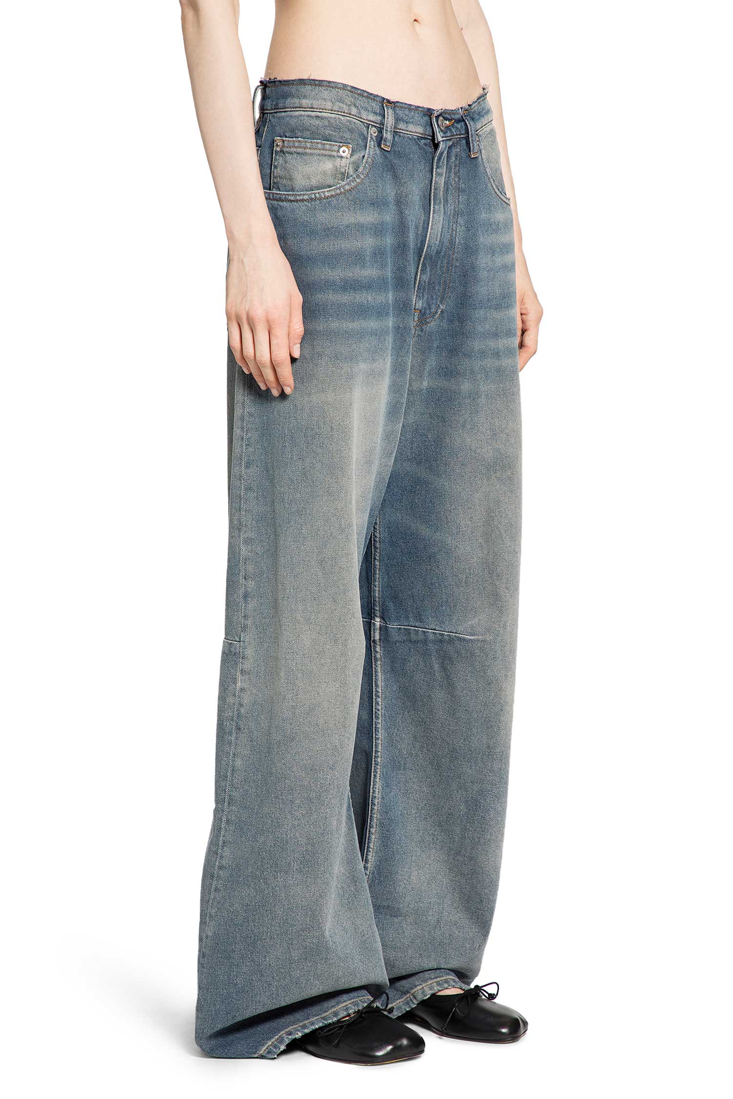 MM6 MAISON MARGIELA WOMAN BLUE JEANS