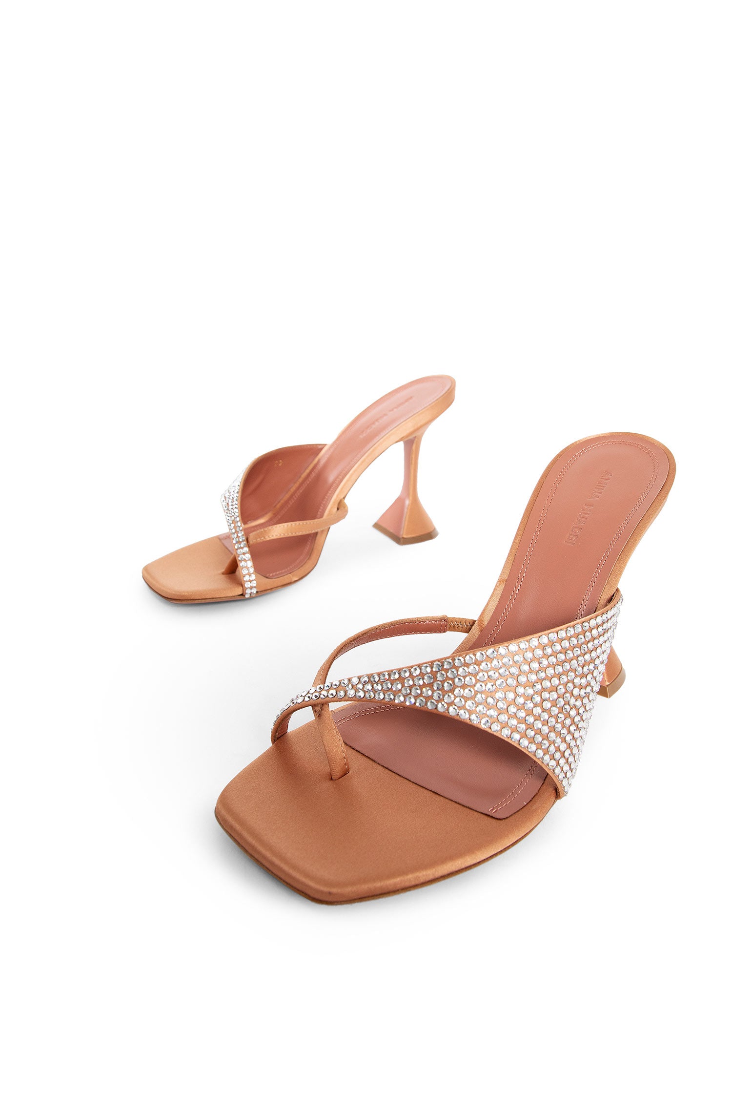 AMINA MUADDI WOMAN ORANGE MULES