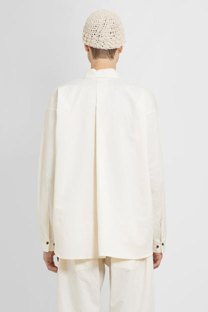 JAN-JAN VAN ESSCHE MAN OFF-WHITE SHIRTS