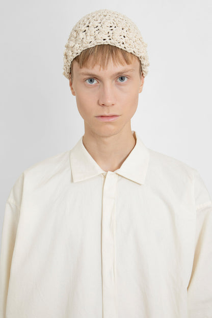 JAN-JAN VAN ESSCHE MAN OFF-WHITE SHIRTS