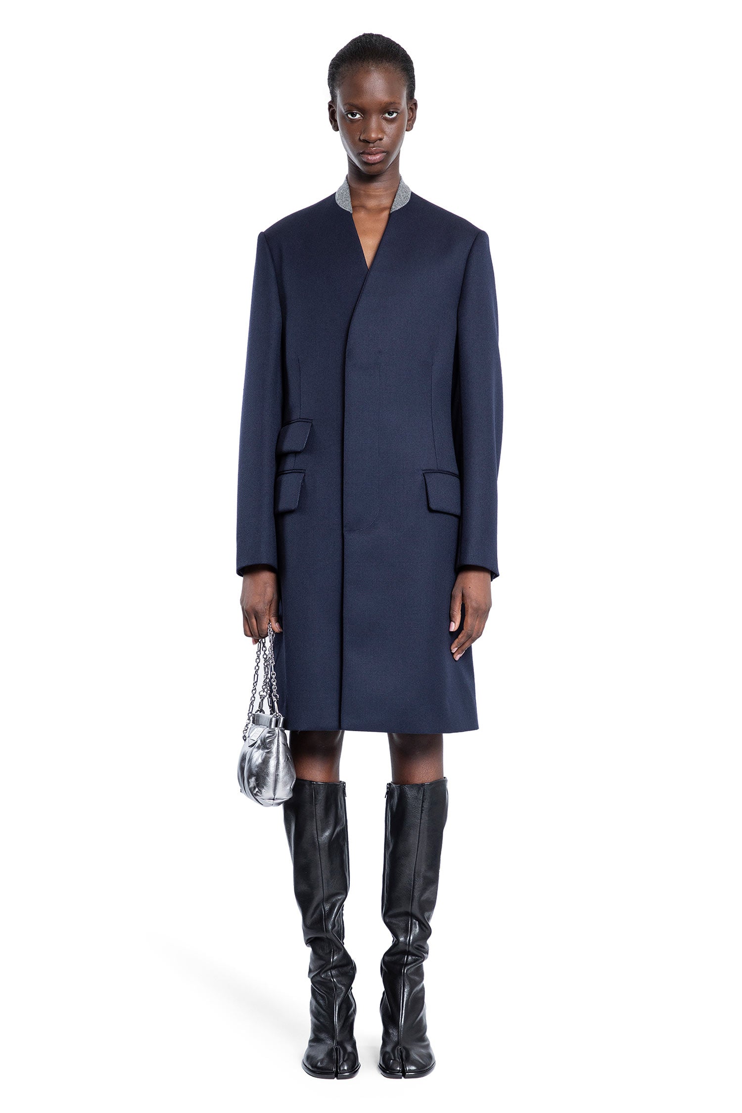 MAISON MARGIELA WOMAN BLUE COATS