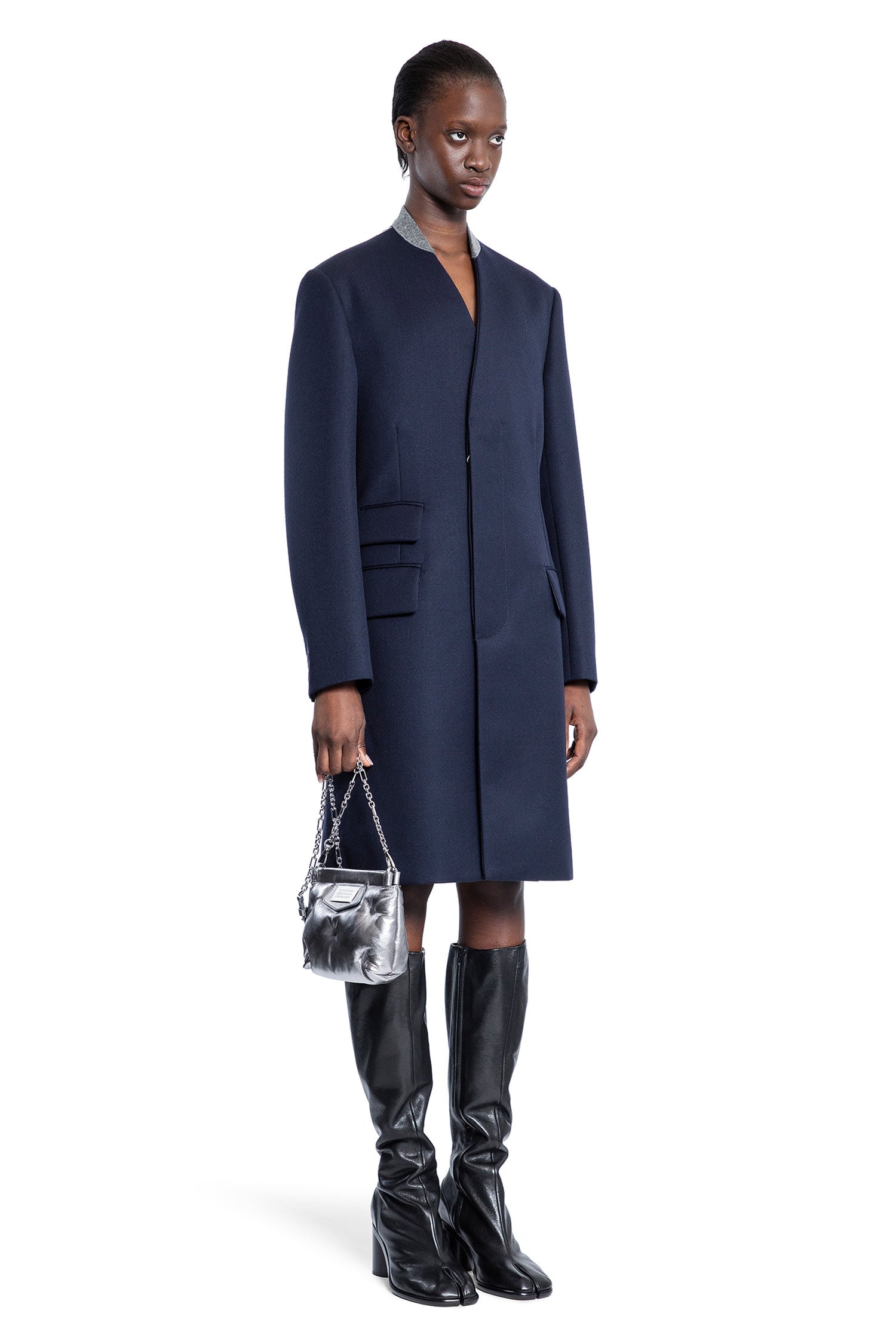 MAISON MARGIELA WOMAN BLUE COATS