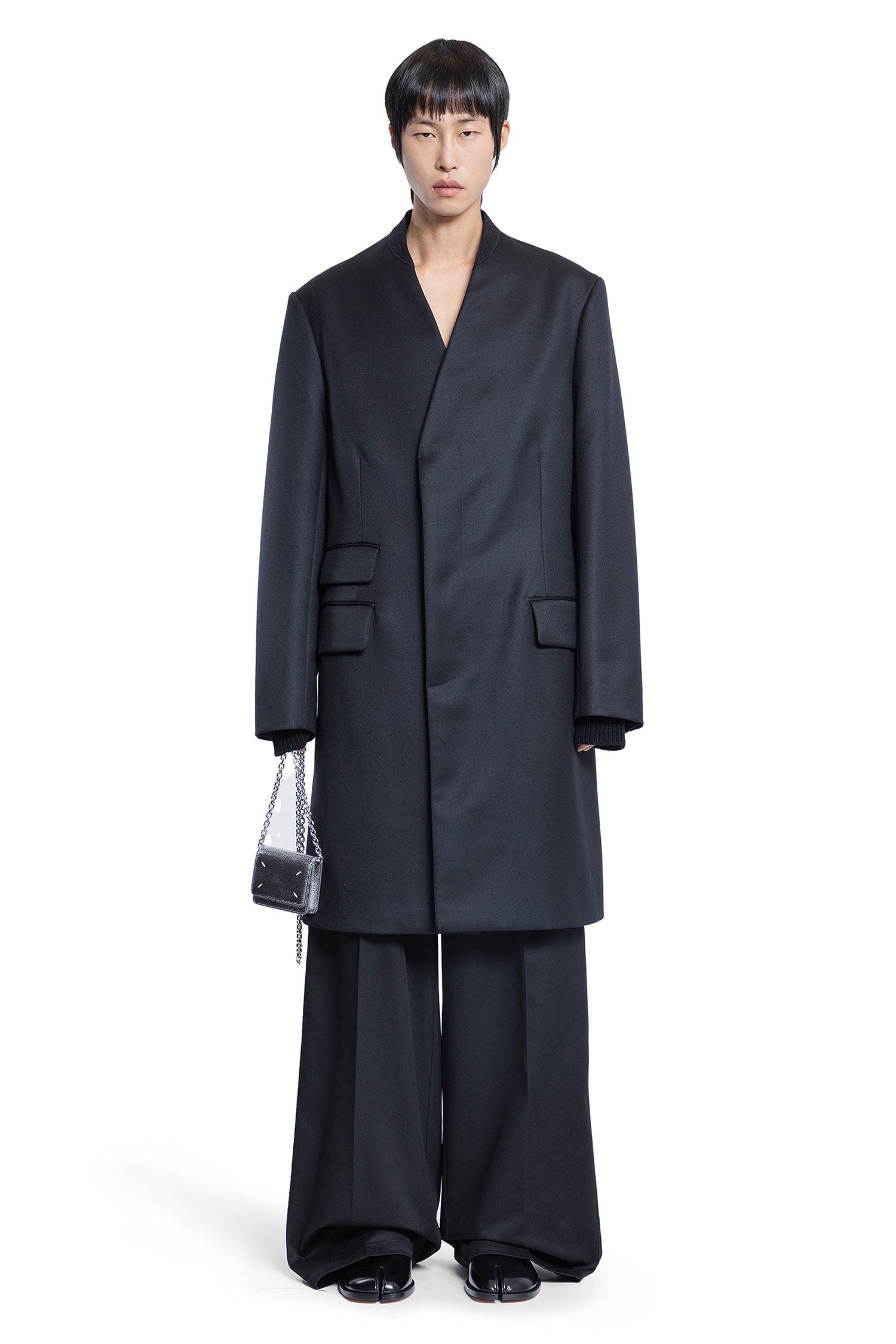 MAISON MARGIELA MAN BLACK COATS