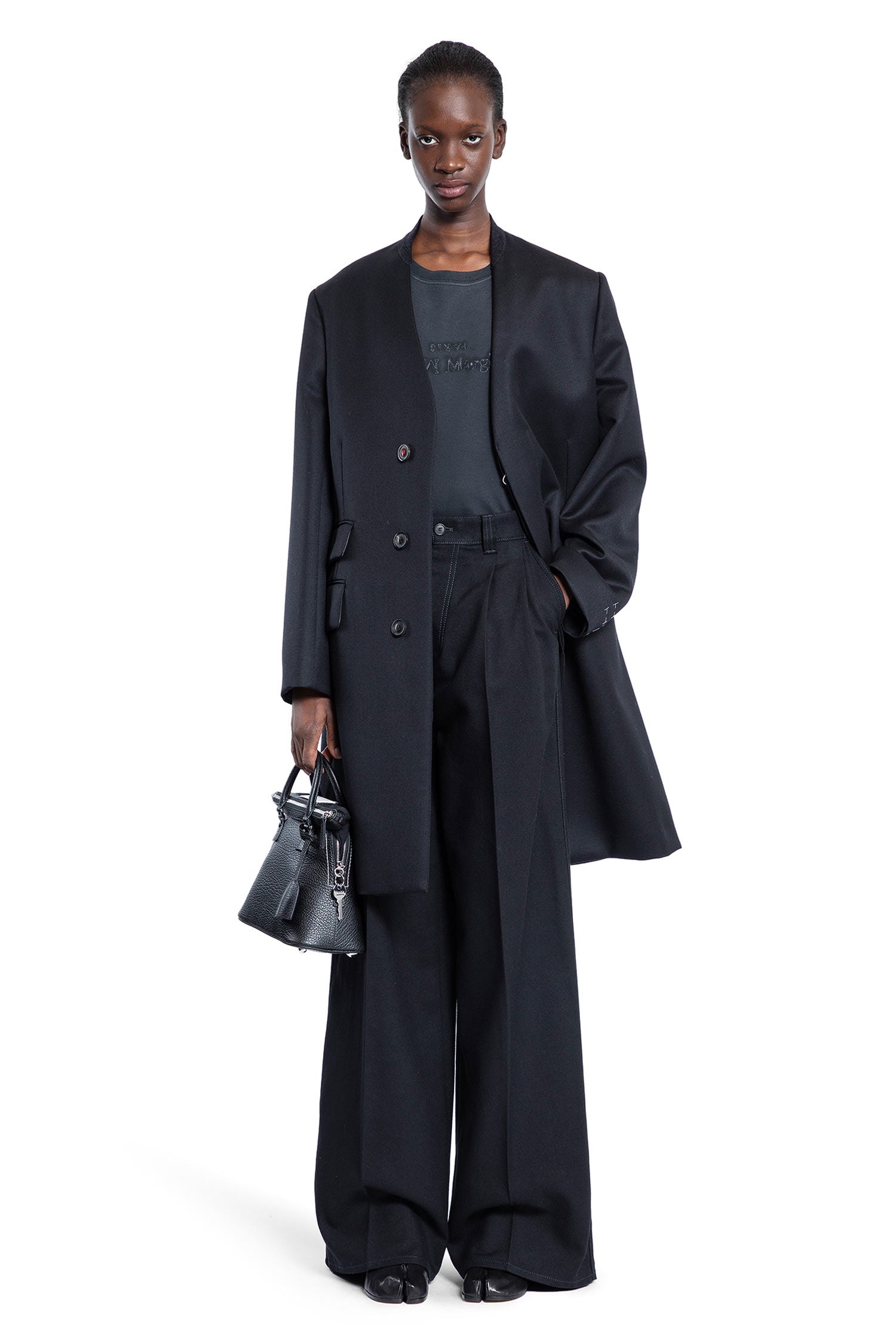 MAISON MARGIELA WOMAN BLACK COATS