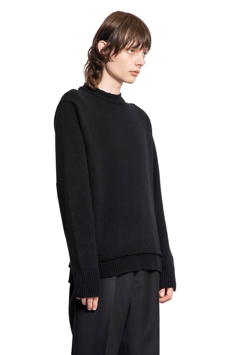 MAISON MARGIELA MAN BLACK KNITWEAR