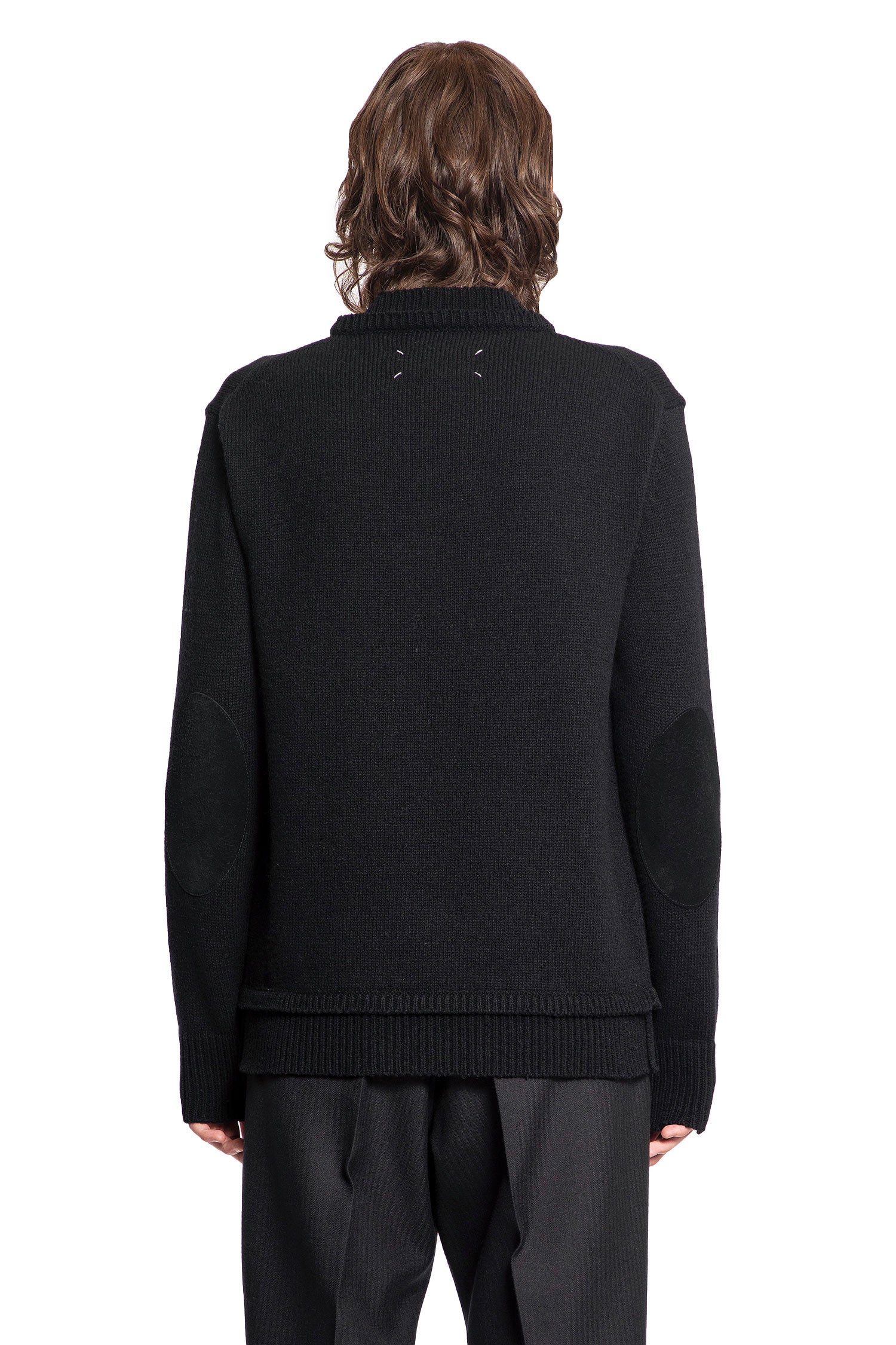 MAISON MARGIELA MAN BLACK KNITWEAR