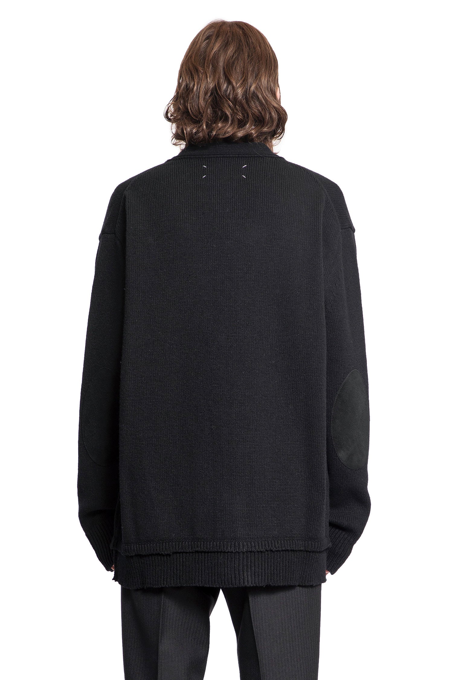 MAISON MARGIELA MAN BLACK KNITWEAR