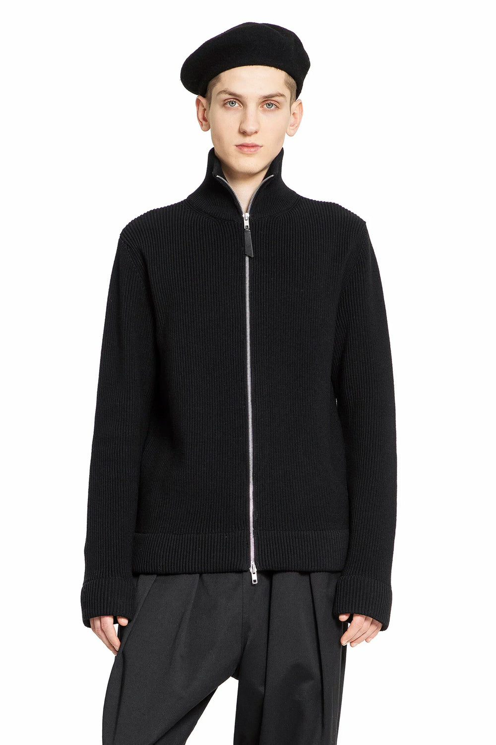MAISON MARGIELA MAN BLACK KNITWEAR - Antonioli.eu