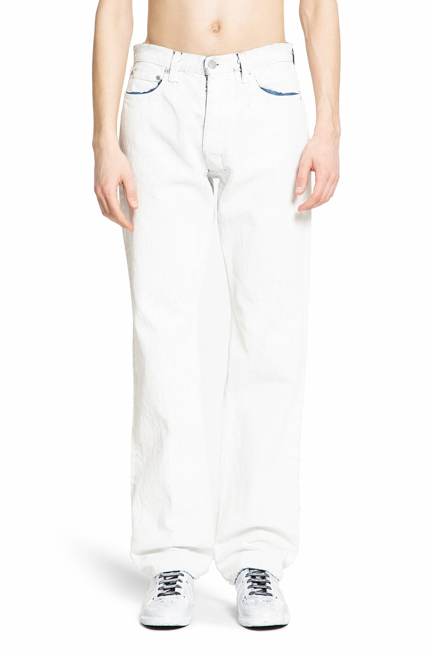 MAISON MARGIELA MAN WHITE JEANS