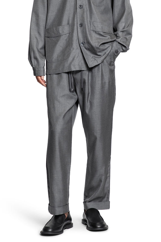 Yarn Dyed Silk Light Pants - Antonioli.eu