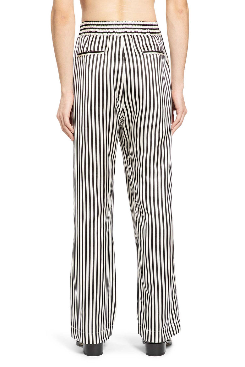 TOM FORD Fluid Silk Stripe Lounge Pants man