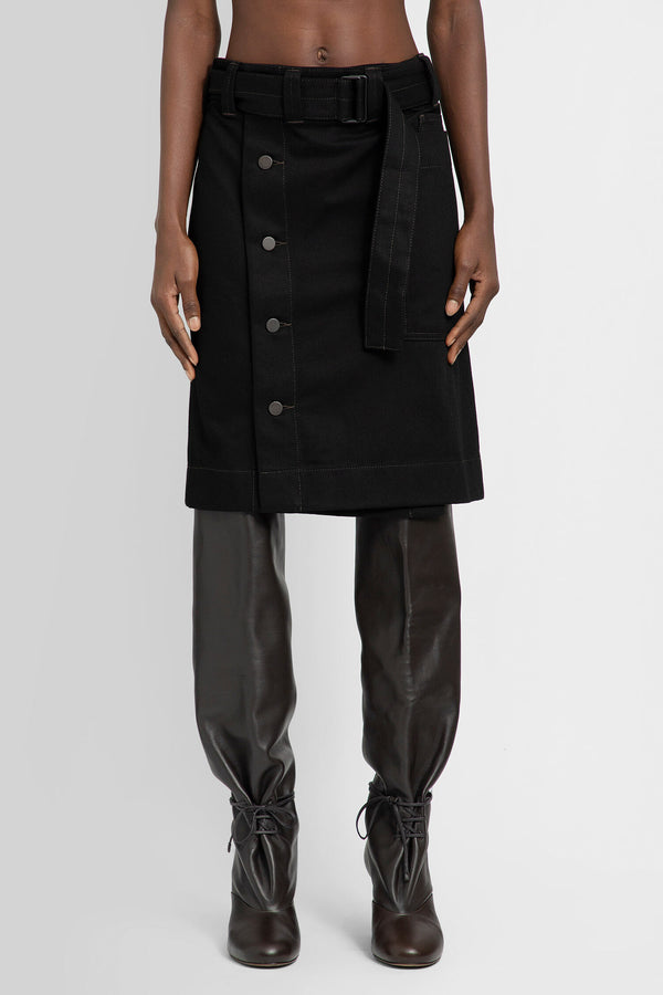 LEMAIRE WOMAN BLACK SKIRTS