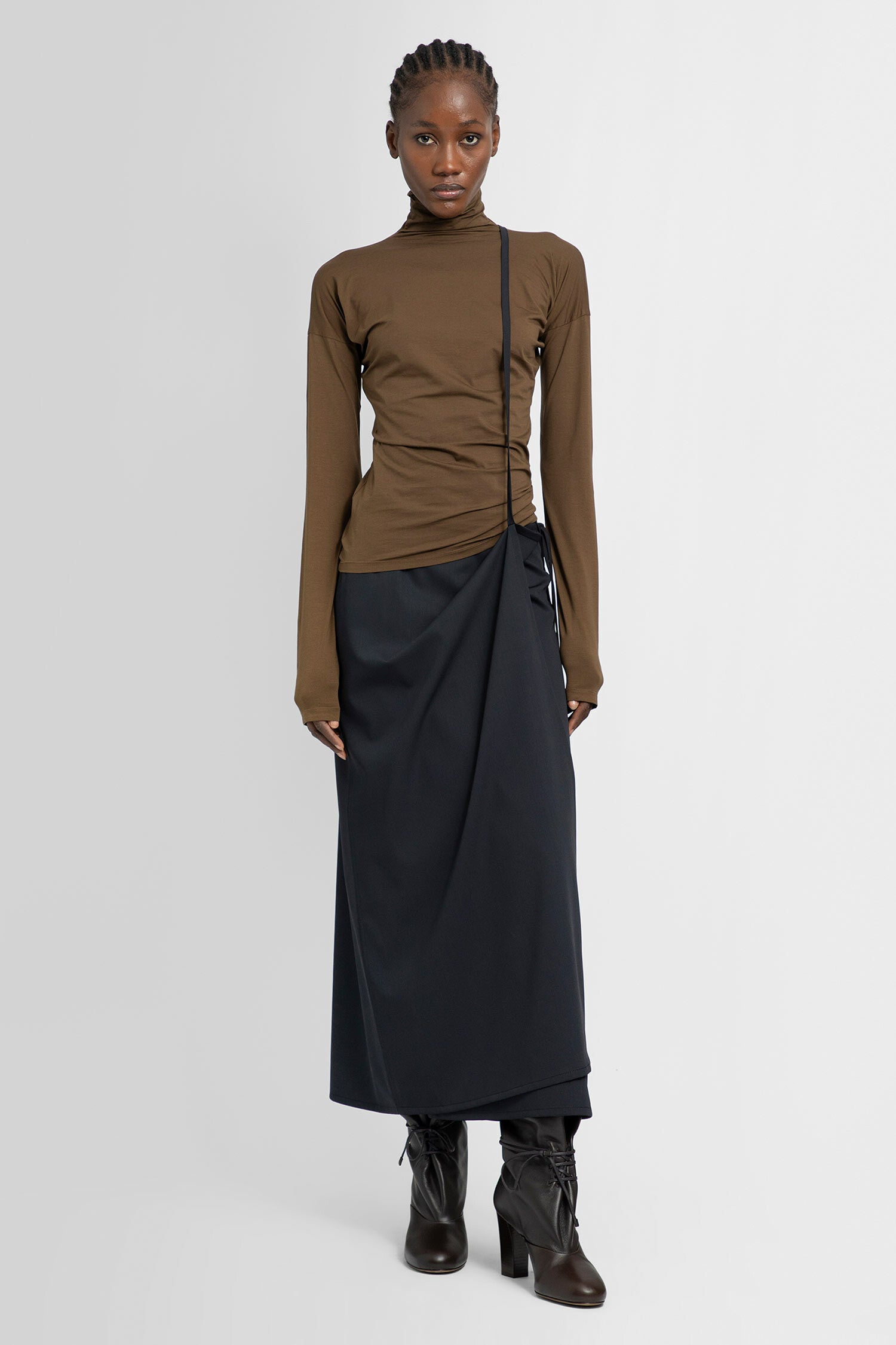 LEMAIRE WOMAN BLACK SKIRTS - LEMAIRE - SKIRTS | Antonioli