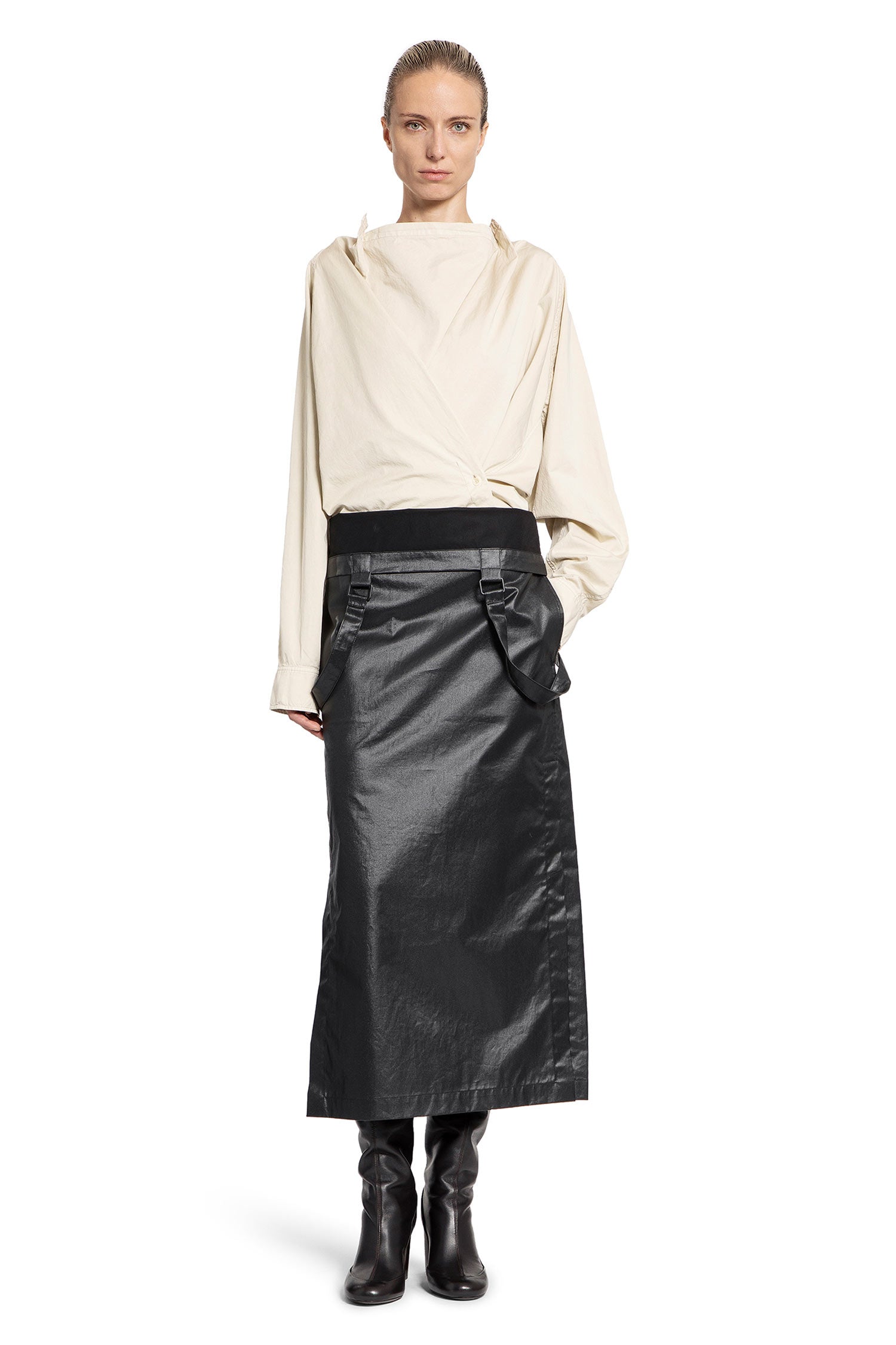 LEMAIRE WOMAN BLACK SKIRTS