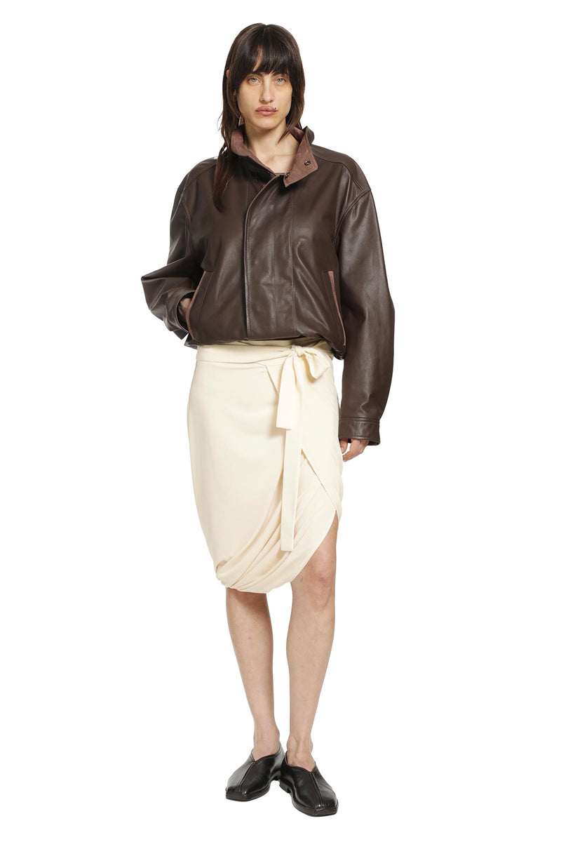 LEMAIRE Soft Wrap Midi Skirt woman