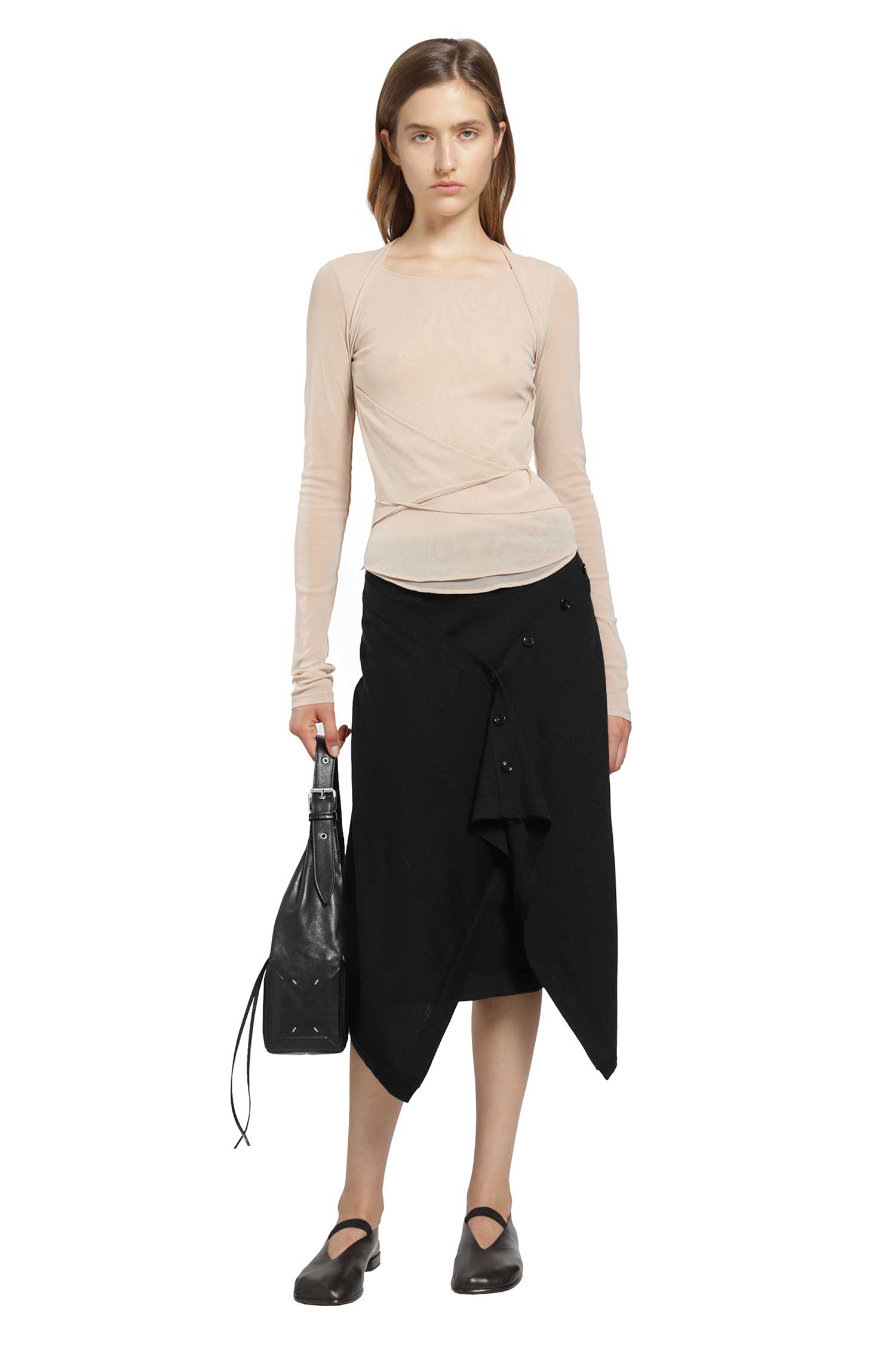 Buttoned Skirt